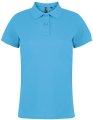 Dames Polo Asquith & Fox Classic Fit  Turquoise